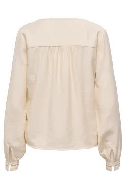 Blusa manga larga bordada