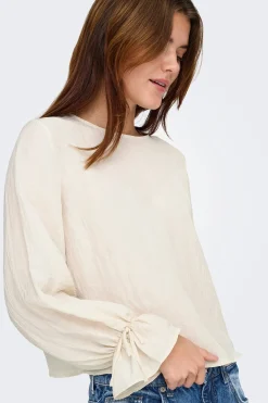 Blusa manga larga fluida