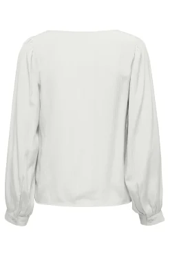 Blusa manga larga fluida