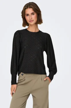 Blusa manga larga fluida