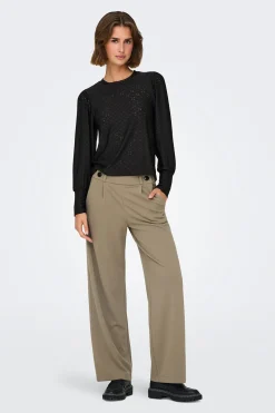 Blusa manga larga fluida