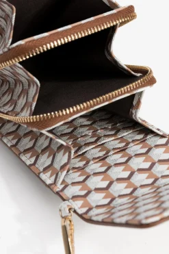 Bolso para M&oacute;vil Efecto Piel Tricolor