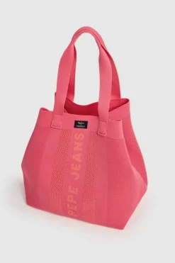 Bolso shopper de malla t&eacute;cnica