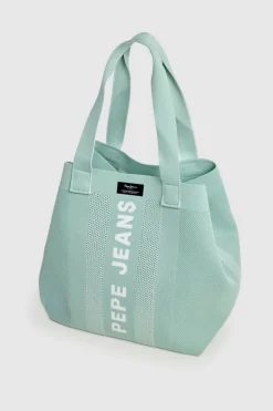 Bolso shopper de malla t&eacute;cnica