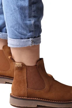 Bot&iacute;n para mujer en serraje