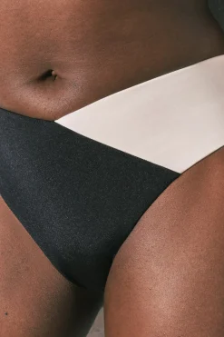 Braga bikini alta color block B&W