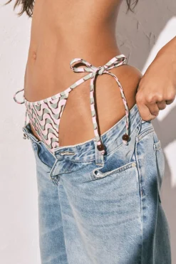 Braga bikini basile&ntilde;a estampado geom&eacute;trico