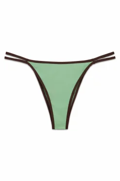 Braga bikini basileña tira verde