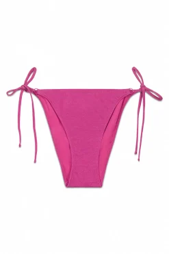 Braga bikini cl&aacute;sica tira rosa brillo