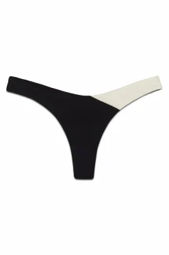 Braga bikini tanga color block B&W