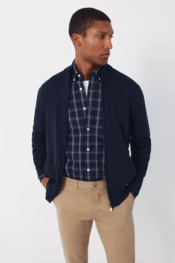 C&aacute;rdigan algod&oacute;n cremallera b&aacute;sico