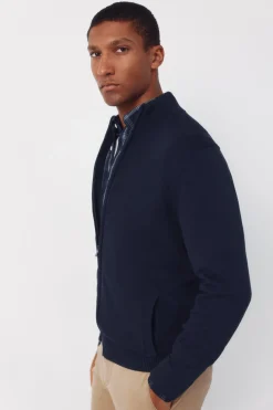 C&aacute;rdigan algod&oacute;n cremallera b&aacute;sico