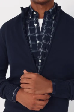 C&aacute;rdigan algod&oacute;n cremallera b&aacute;sico