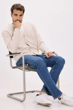 C&aacute;rdigan b&aacute;sico de punto liso