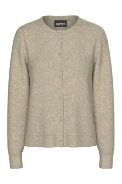 C&aacute;rdigan botones cuello redondo