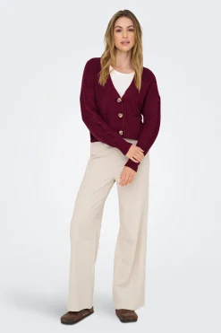 C&aacute;rdigan cierre de botones