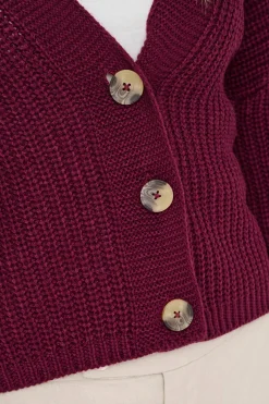 C&aacute;rdigan cierre de botones