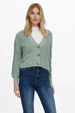 C&aacute;rdigan cierre de botones