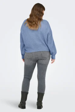 C&aacute;rdigan cierre de botones talla grande