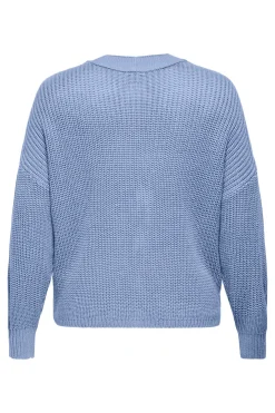 C&aacute;rdigan cierre de botones talla grande