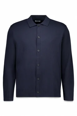 C&aacute;rdigan cuello polo botones