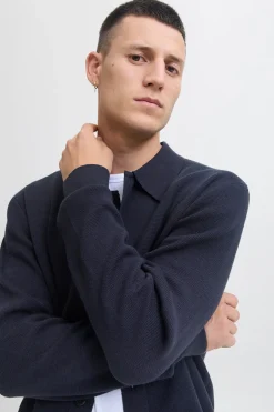 C&aacute;rdigan cuello polo