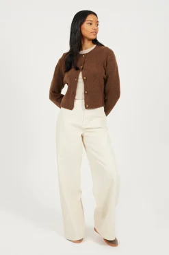 C&aacute;rdigan de punto con botones