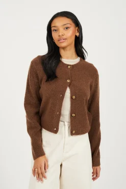 C&aacute;rdigan de punto con botones