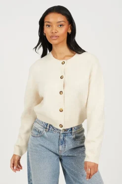 C&aacute;rdigan de punto con botones