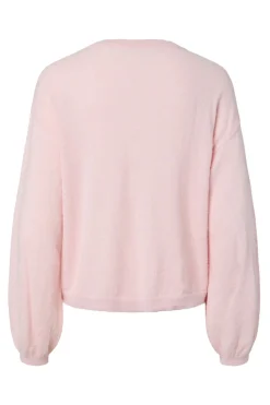 C&aacute;rdigan de punto con cuello redondo y manga ca&iacute;da