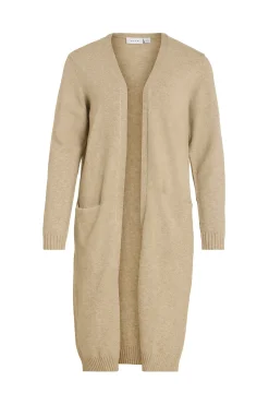 C&aacute;rdigan largo de punto con viscosa