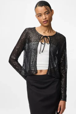 C&aacute;rdigan lentejuelas lazada