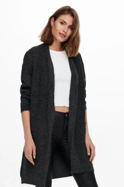 C&aacute;rdigan midi con bolsillos