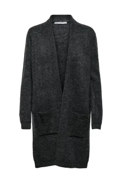 C&aacute;rdigan midi con bolsillos