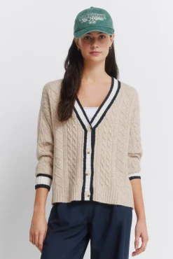 Cárdigan trenzado