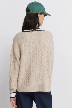 C&aacute;rdigan trenzado