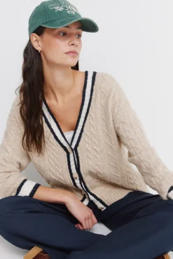 C&aacute;rdigan trenzado