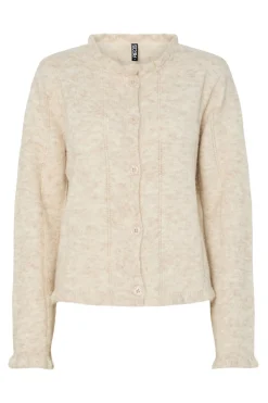 C&aacute;rdigan volantes manga y cuello