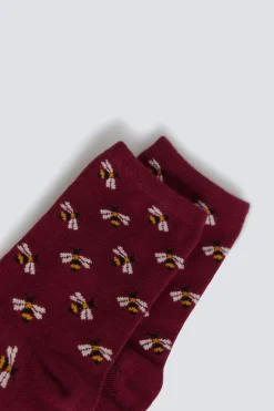 Calcet&iacute;n largo abejas