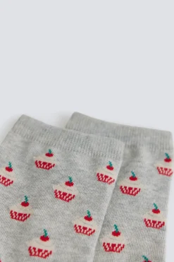 Calcet&iacute;n largo cupcake