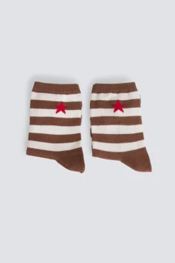 Calcet&iacute;n largo de rayas estrella