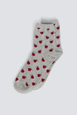 Calcet&iacute;n largo mariquitas