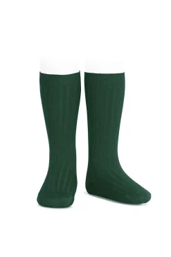 Calcetines altos b&aacute;sicos canal&eacute;