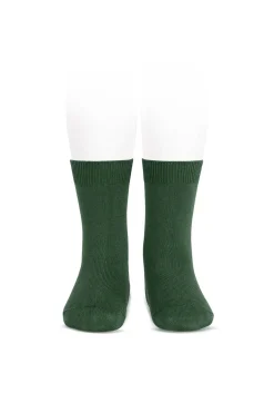 Calcetines cortos b&aacute;sicos punto liso