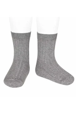 Calcetines cortos básicos canalé