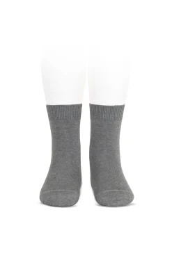 Calcetines cortos b&aacute;sicos punto liso