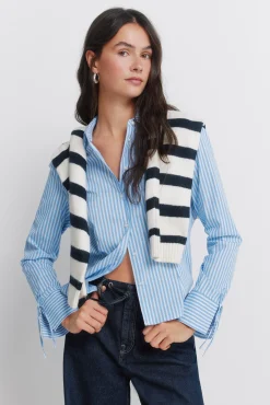 Camisa algodón entallada