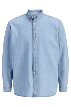 Camisa algod&oacute;n manga larga relaxed