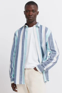 Camisa algod&oacute;n rayas