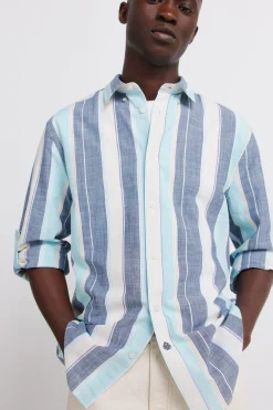 Camisa algod&oacute;n rayas